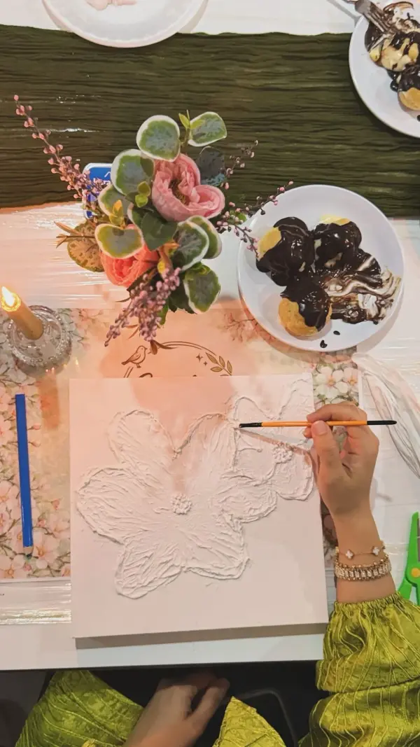 Karaköprü anaokulu atölye - veli ve çocuk birlikte aktivite